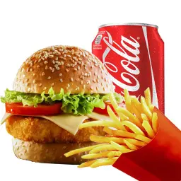 برجر دجاج - وجبة